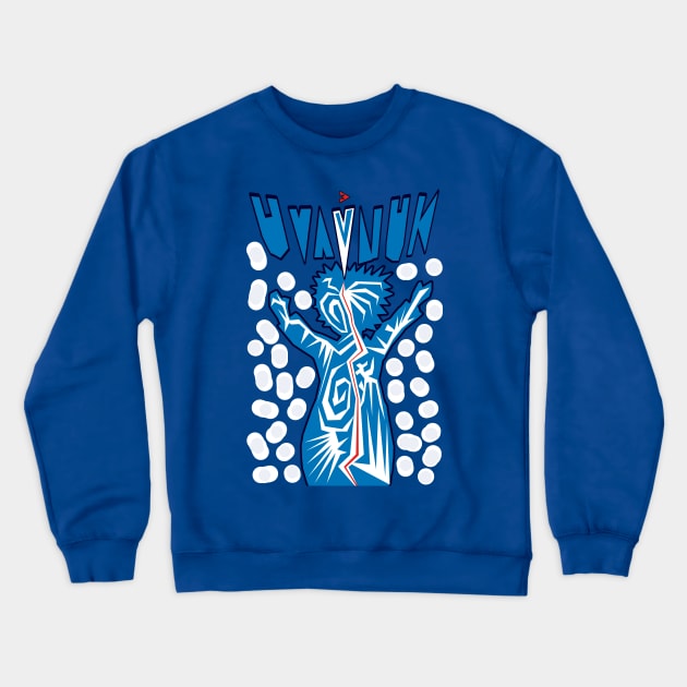 Uvavnuk's Snow Prayer Crewneck Sweatshirt by Exile Kings 